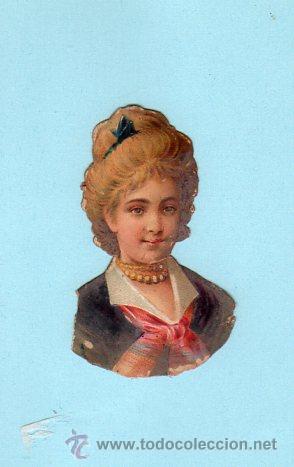 Coleccionismo cromos troquelados antiguos: CROMO TROQUELADO. SIGLO XIX - Foto 1