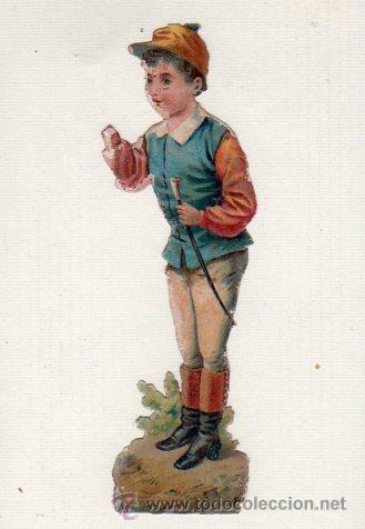 Coleccionismo cromos troquelados antiguos: CROMO TROQUELADO. SIGLO XIX - Foto 1