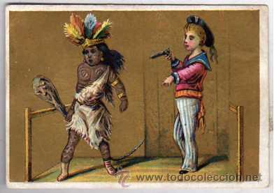 Colecionismo Cromos recortados antigos: Cromo con publicidad de Caf&eacute; Suizo. Concierto mayo 1887