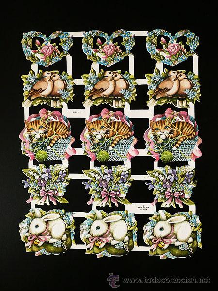 Sammeln alte gestanzte Sammelbilder: RR. 1 RARA LAMINA ANT&Iacute;GUA DE CROMOS TROQUELADOS CON BRILLO Y RELIEVE LIBELLE MARJOLEIN BASTIN