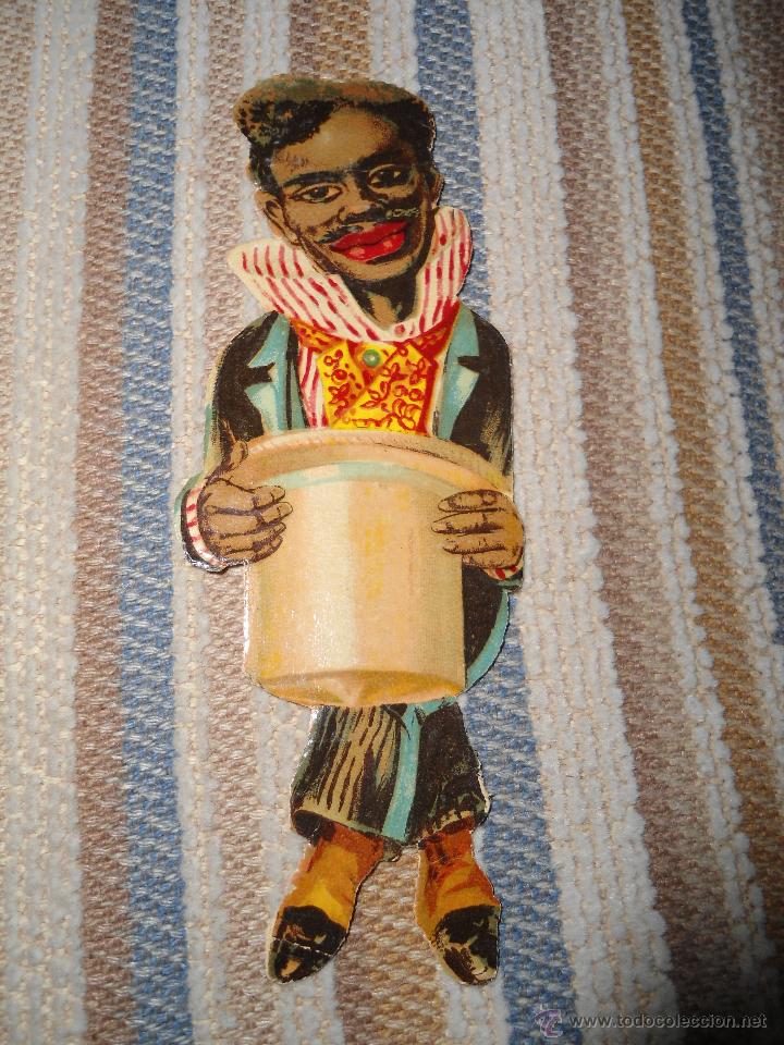Collectable Antique Stamped Cards: ANTIGUO CROMO TROQUELADO - CARICATURA