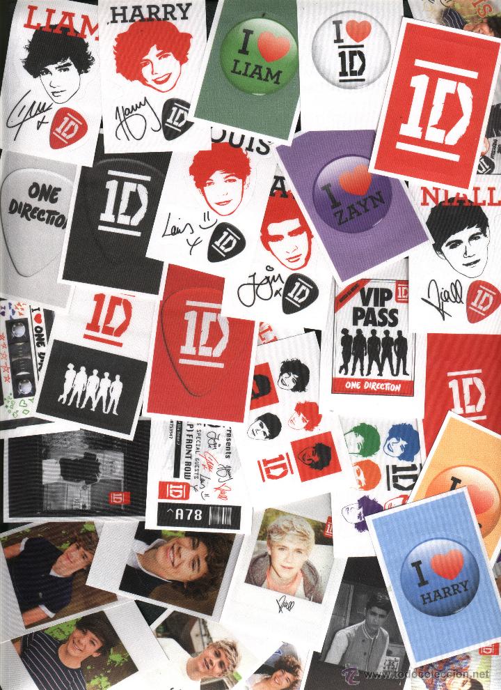 Collectionnisme Cartes &agrave; collectionner massicot&eacute;es anciennes: ONE DIRECTION CROMOS TROQUELADOS EN TELA - LOTE DE 51CROMOS