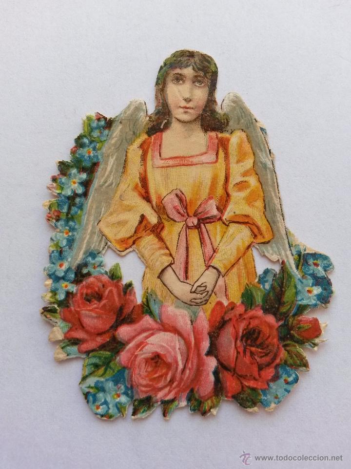 Sammeln alte gestanzte Sammelbilder: Cromo troquelado de 6,5 x 5 cms, nada detras