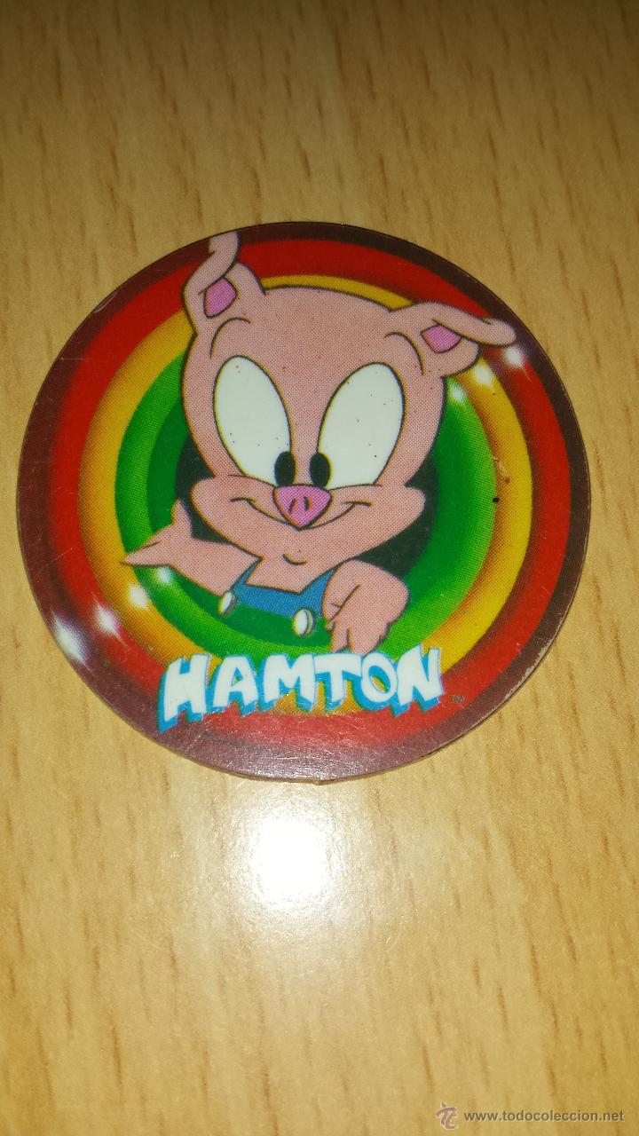 Coleccionismo cromos troquelados antiguos: Tazo Tiny Toon n&ordm; 54 - Hamton - Foto 1