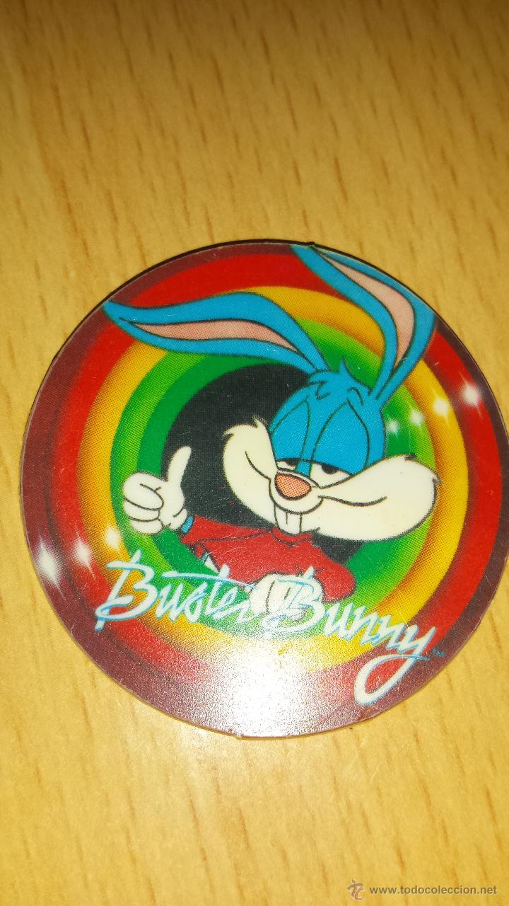 Coleccionismo cromos troquelados antiguos: Tazo Tiny Toon n&ordm; 64 - Buster Bunny - Foto 1