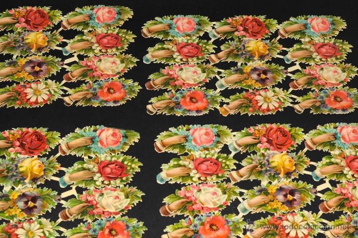 Coleccionismo cromos troquelados antiguos: CROMOS FLORES TROQUELADAS - Foto 6