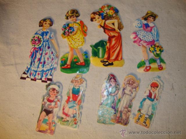 Collectionnisme Cartes &agrave; collectionner massicot&eacute;es anciennes: ANTIGUOS LOTE COLECCIN CROMOS TROQUELADOS
