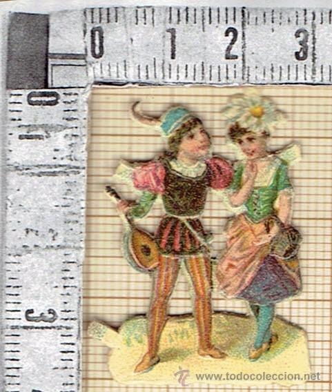 Coleccionismo Cromos troquelados antiguos: PEQUE&Ntilde;O Y ANTIGUO CROMO TROQUELADO.