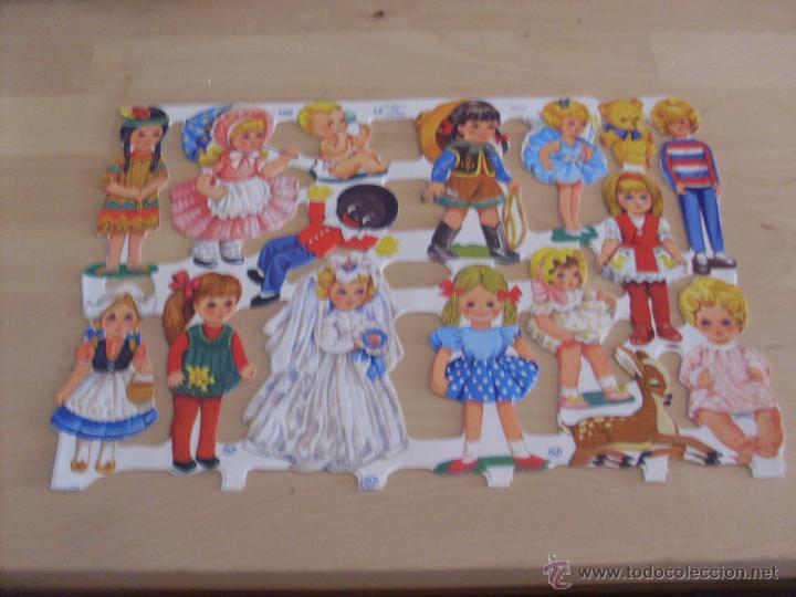 Collectable Antique Stamped Cards: LAMINA CROMOS TROQUELADOS MLP 1489 CON 16 CROMOS RELIEVE (TRO3)