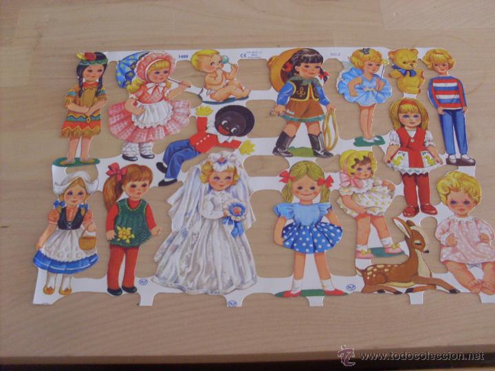 Coleccionismo cromos troquelados antiguos: LAMINA CROMOS TROQUELADOS MLP 1489 CON 16 CROMOS RELIEVE (TRO9)