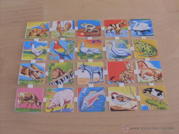 Sammeln alte gestanzte Sammelbilder: LAMINA CROMOS TROQUELADOS CON 20 CROMOS BOGA 207 (TRO13)