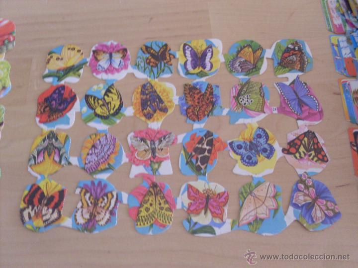 Sammeln alte gestanzte Sammelbilder: LAMINA CROMOS TROQUELADOS CON 24 CROMOS MARIPOSAS (TRO13)