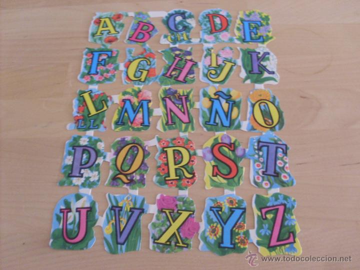 Collezionismo Figurine ritagliate antiche: LAMINA CROMOS TROQUELADOS ABECEDARIO (TRO15)