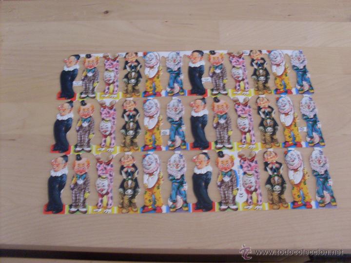 Coleccionismo Cromos troquelados antiguos: LAMINA CROMOS TROQUELADOS RELIEVE MPL 814 (TRO16)