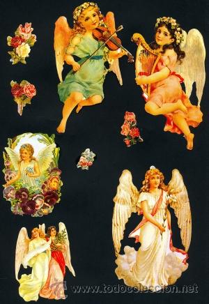 Collectable Antique Stamped Cards: CROMOS TROQUELADOS EF SERIE ST- 7135.GRUESO ESPESOR GRAN RELIEVE Y BRILLO.CROMOS SUELTOS