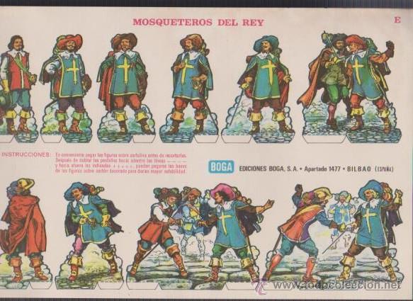 Coleccionismo cromos troquelados antiguos: CROMOS - MOSQUETEROS DEL REY - EDICIONES BOGA - Foto 1