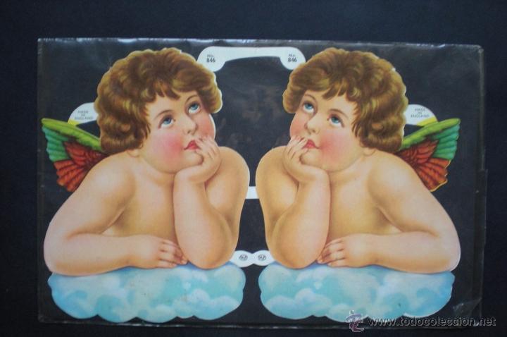 Collezionismo Figurine ritagliate antiche: 0999J - DOS LAMINAS CROMOS TROQUELADOS - PRECIOSOS ANGELES- MLP N&ordm;859 Y N&ordm; 846