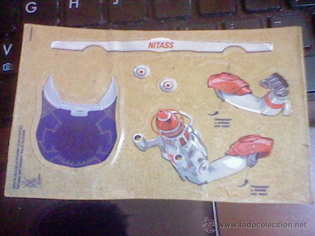 Collezionismo Figurine ritagliate antiche: cromo troquelado adhesivo PROMOCIONAL YOGUR Actimel Batallas 3d figura tipo GUERRERO NITASS.::