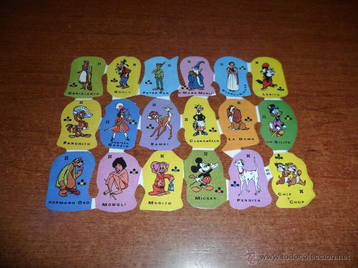 Collezionismo Figurine ritagliate antiche: ANTIGUA L&Aacute;MINA DE MARIQUITAS O CROMOS TROQUELADOS CON PERSONAJES DISNEY, SCRAPBOOK JOURNALING