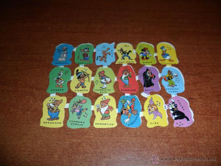 Collezionismo Figurine ritagliate antiche: ANTIGUA L&Aacute;MINA DE MARIQUITAS O CROMOS TROQUELADOS CON PERSONAJES DISNEY, SCRAPBOOK JOURNALING