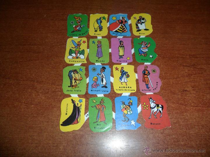 Collezionismo Figurine ritagliate antiche: ANTIGUA L&Aacute;MINA DE MARIQUITAS O CROMOS TROQUELADOS CON PERSONAJES DISNEY, SCRAPBOOK JOURNALING