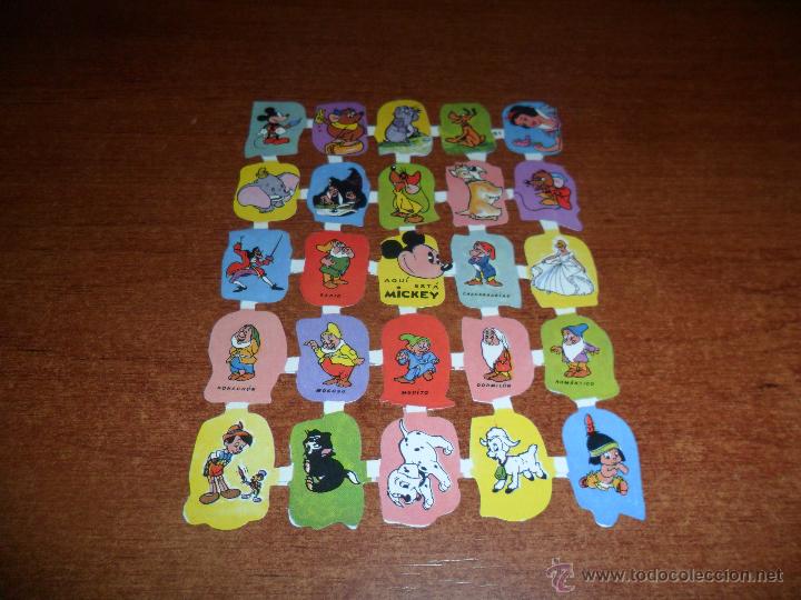 Collezionismo Figurine ritagliate antiche: ANTIGUA L&Aacute;MINA DE MARIQUITAS O CROMOS TROQUELADOS CON PERSONAJES DISNEY, SCRAPBOOK JOURNALING