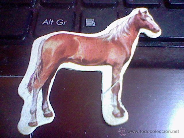 Collectionnisme Cartes &agrave; collectionner massicot&eacute;es anciennes: cromo sin pegar nunca del album Furia caballos 1973 panrico pastelitos n&ordm; 14 caballo palomino