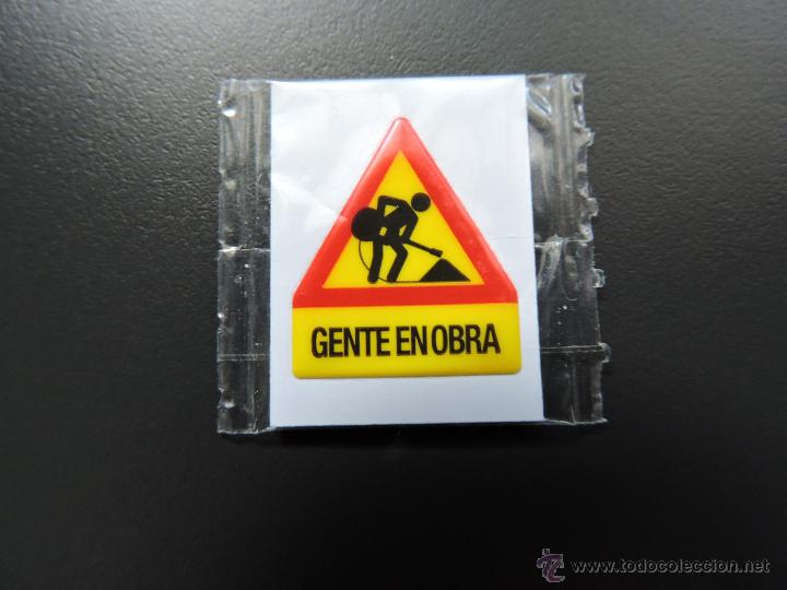 Collectable Antique Stamped Cards: Cromo Troquelado Grefusa - Grefu Se&ntilde;ales - GENTE EN OBRA