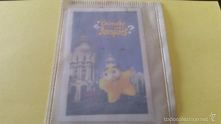 Coleccionismo cromos troquelados antiguos: &iquest; D&Oacute;NDE EST&Aacute; JUMPERS EUROPA ? - PEGATINA GRANDE MADRID ( ESPA&Ntilde;A )