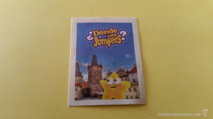 Coleccionismo cromos troquelados antiguos: &iquest; D&Oacute;NDE EST&Aacute; JUMPERS EUROPA ? - PEGATINA PEQUE&Ntilde;A PRAGA ( REPUBLICA CHECA )