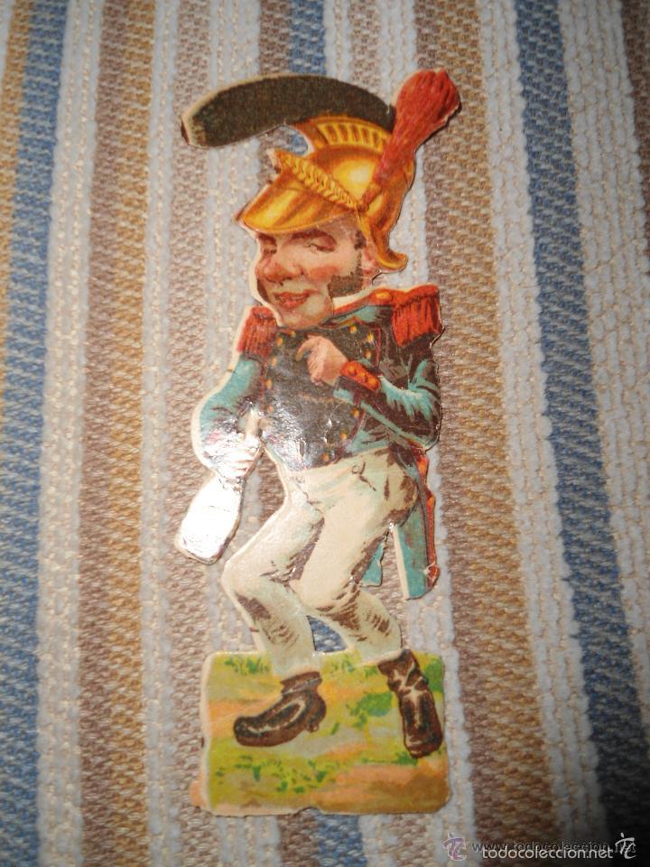 Coleccionismo cromos troquelados antiguos: ANTIGUO CROMO TROQUELADO - CARICATURA