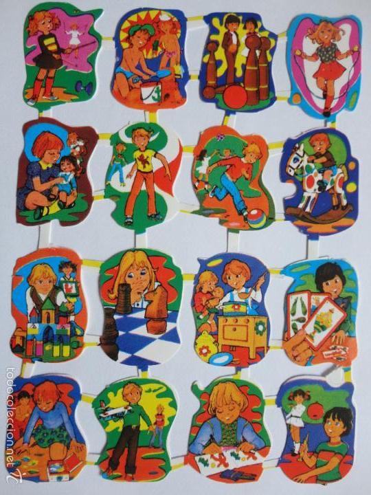 Collectionnisme Cartes &agrave; collectionner massicot&eacute;es anciennes: L&Aacute;MINA CROMOS TROQUELADOS GR&Aacute;FICAS LORO&Ntilde;O.JUEGOS Y JUGUETES.