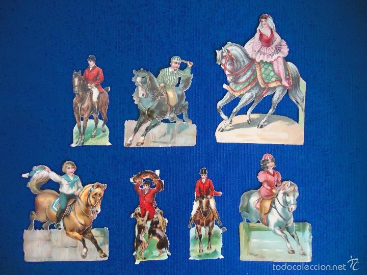 Collectionnisme Cartes &agrave; collectionner massicot&eacute;es anciennes: cromo de palma gijon troquelado circo circense payasos infantil ni&ntilde;os caballos hipica equitacion