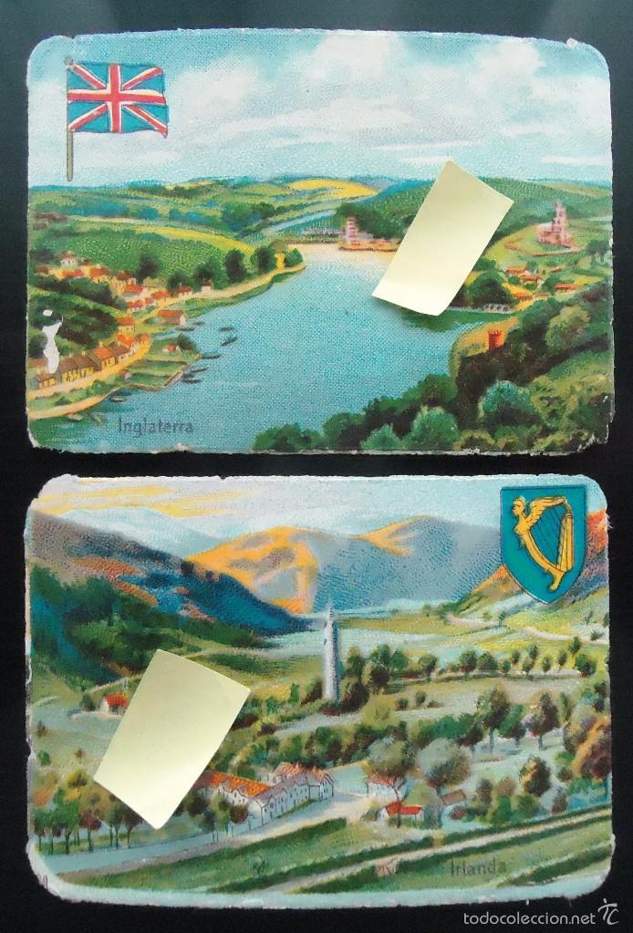 Collectionnisme Cartes &agrave; collectionner massicot&eacute;es anciennes: cromo de palma gijon troquelado europa reino unido inglaterra irlanda juego infantil chicas ni&ntilde;as