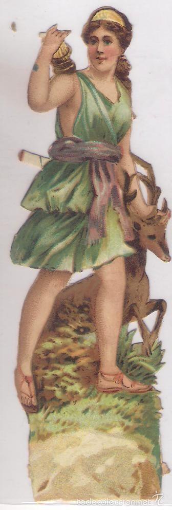 Coleccionismo Cromos troquelados antiguos: CROMO TROQUELADO DE CHOCOLATE COMPANY BARCELONA .