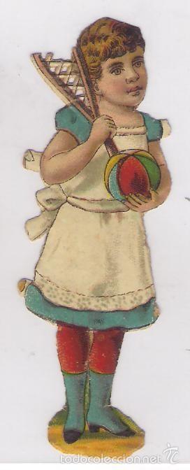 Coleccionismo Cromos troquelados antiguos: CROMO TROQUELADO DE CHOCOLATES PADR0SA BARCELONA . 8 cm.