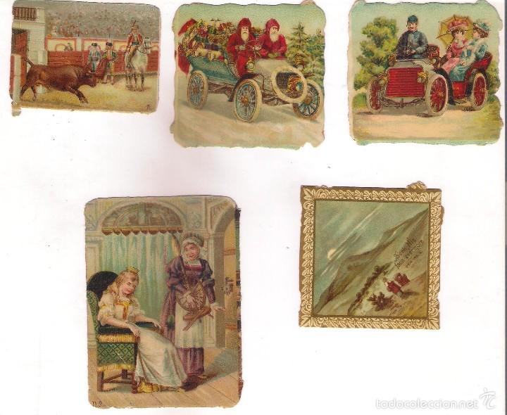 Coleccionismo cromos troquelados antiguos: LOTE DE 5 CROMOS DE CHOCOLATES AMATLLER . - Foto 1