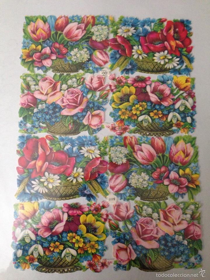 Sammeln alte gestanzte Sammelbilder: L&aacute;mina cromos troquelados PZB 1119