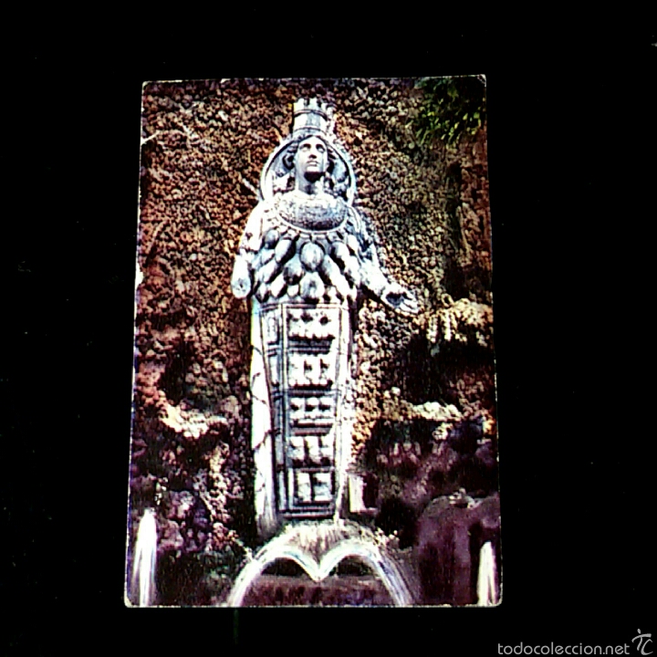 Sammeln alte gestanzte Sammelbilder: Carta TIVOLI - VILLA D'ESTE / DEA DELL'ABBONDANZA
