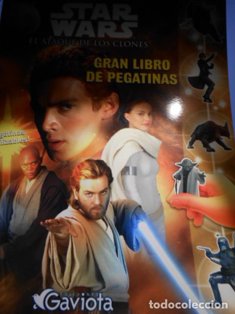 Coleccionismo cromos troquelados antiguos: LIBRO PEGATINAS STAR WARS - Foto 1