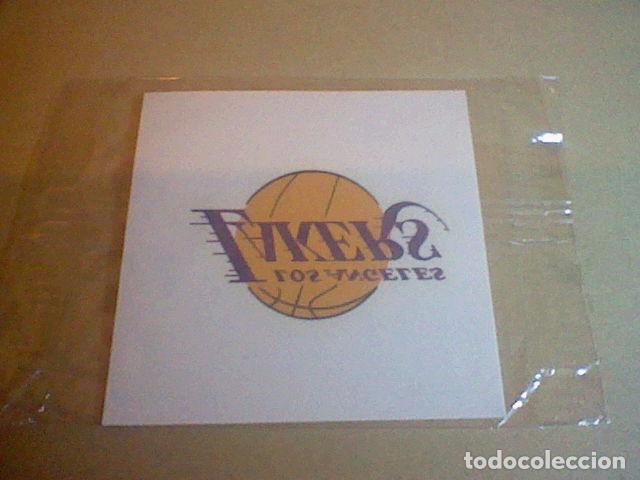 Colecionismo Cromos recortados antigos: tatoo tatuaje baloncesto basket nba logo lakers promocional pastelitos pipas o similar precintado