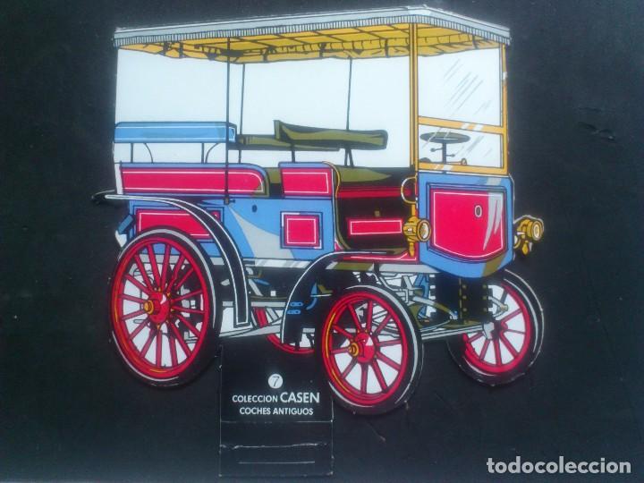 Colecionismo Cromos recortados antigos: CROMO TROQUELADO, COLECCION CASEN - COCHES ANTIGUOS - BENZ 1899