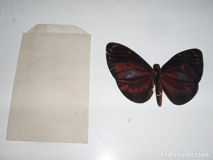 Colecionismo Cromos recortados antigos: CROMO NUEVO N&ordm; 33 Y SOBRE DEL ALBUM MARIPOSAS BELLAS PANRICO
