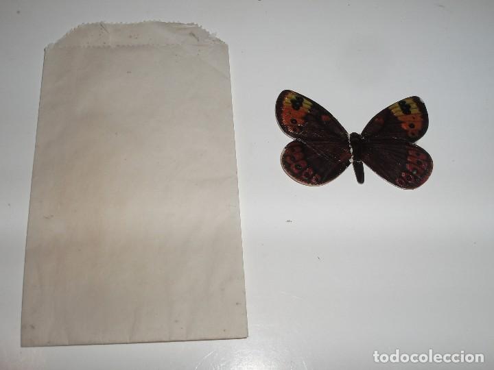 Colecionismo Cromos recortados antigos: CROMO N&ordm; 27 NUEVO Y SOBRE DEL ALBUM MARIPOSAS BELLAS PANRICO