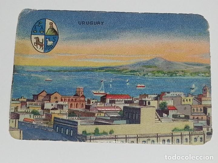 Colecionismo Cromos recortados antigos: ANTIGUO CROMO TROQUELADO ESPA&Ntilde;OL DE FINALES SIGLO XIX PPIOS SIGLO XX PAISES URUGAY