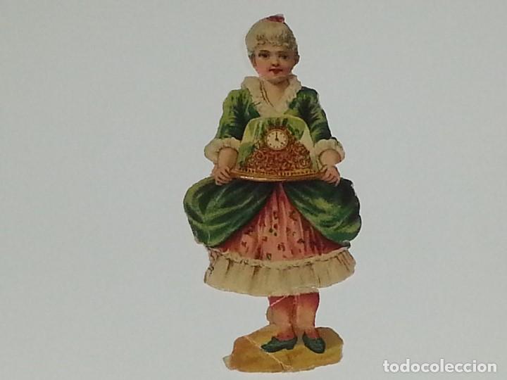 Collectionnisme Cartes &agrave; collectionner massicot&eacute;es anciennes: ANTIGUO CROMO TROQUELADO ESPA&Ntilde;OL DE FINALES SIGLO XIX PPIOS SIGLO XX EPOCA VICTORIANA