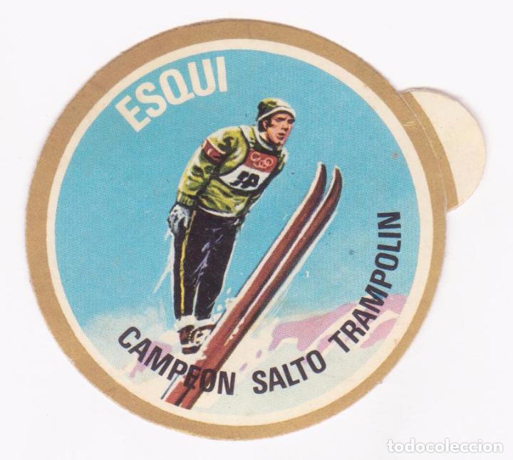 Colecionismo Cromos recortados antigos: BIMBO -- ESQUI-- CAMPE&Oacute;N SALTO DE TRAMPOL&Iacute;N