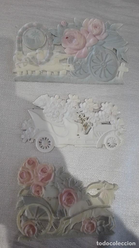 Coleccionismo cromos troquelados antiguos: Cromos de celuloide troquelados y en relieve - Foto 5