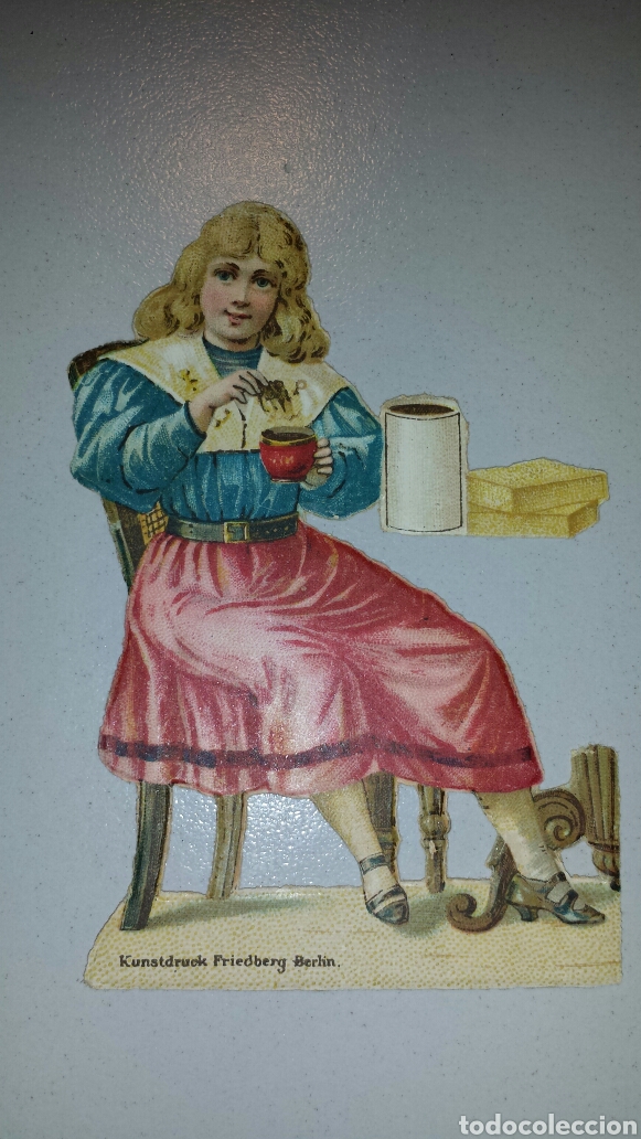 Sammeln alte gestanzte Sammelbilder: Parte del cromo troquelado desplegable de chocolate amatller mesa redonda