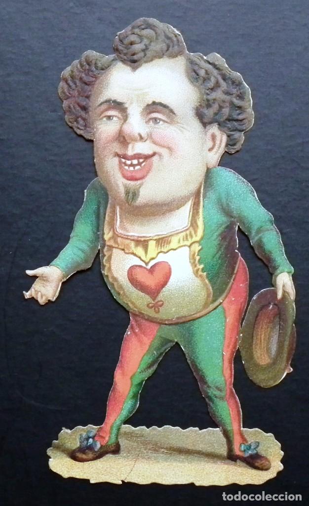 Sammeln alte gestanzte Sammelbilder: CROMO TROQUELADO DE PRINCIPIOS 1900